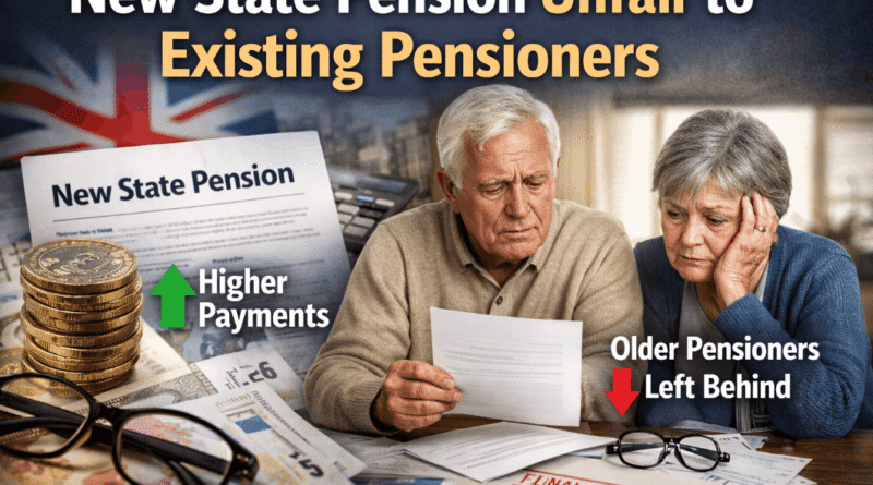new state pension unfair to existing pensioners