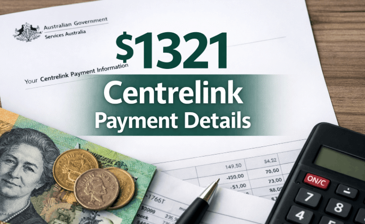 $1321 centrelink payment details