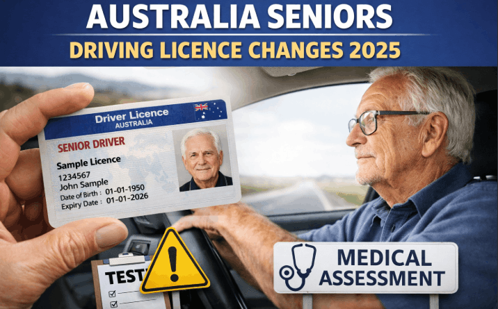 australia seniors driving licence changes 2025