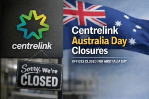 centrelink australia day closures