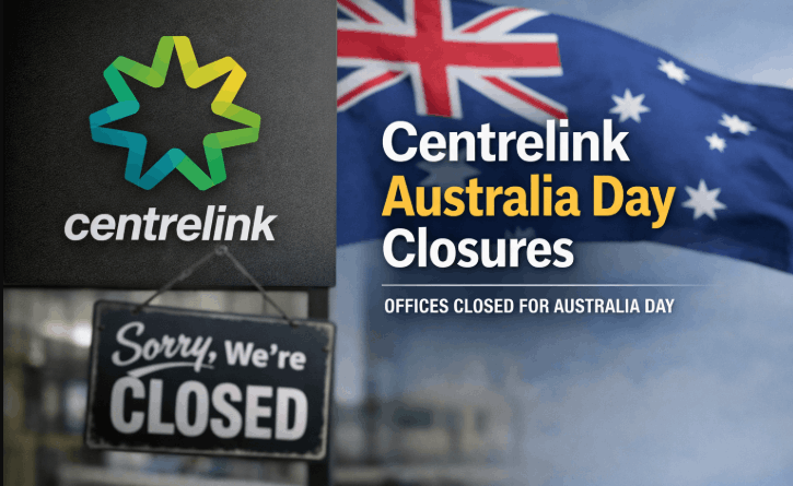 centrelink australia day closures