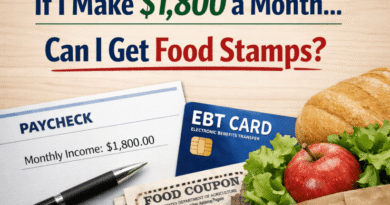 if i make $1,800 a month can i get food stamps