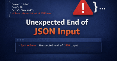 unexpected end of json input
