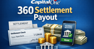capital one 360 settlement payout